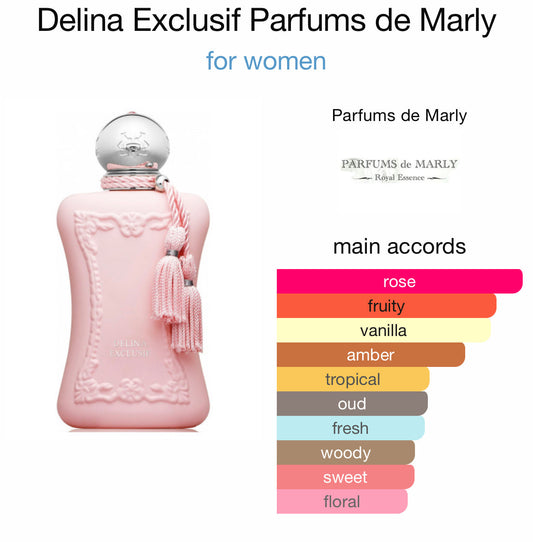 Parfums de Marly- Delina Exclusif 10mL thick glass decant
